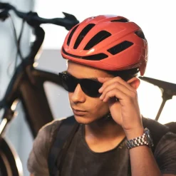 Gravelhelmen < KASK Sintesi Fietshe - Tangerine