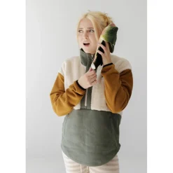 KAVU Timber Lane Fleece Trui Dames - Pine Tree Block