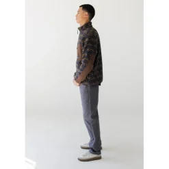 KAVU Wayside Fleece Jas Heren - Walnut Mountain