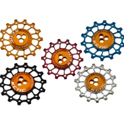 Derailleurs|Derailleur Accessoires < KCNC Asymmetrical Narrow / Wide Aluminium Jockey Wheels