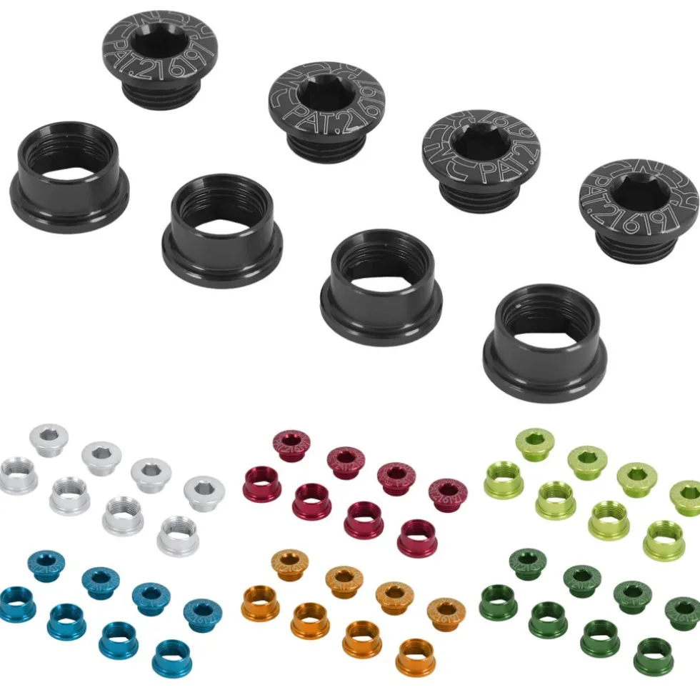 KCNC SPB0013 Chainring Bolts MTB 1-speed for Shimano (4 Pieces)