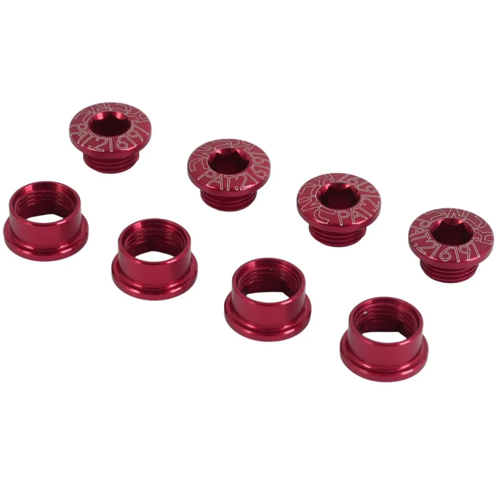 KCNC SPB0013 Chainring Bolts MTB 1-speed for Shimano (4 Pieces)