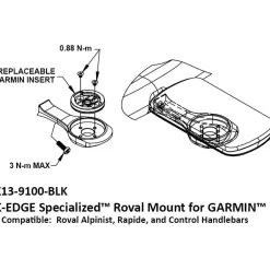 Fietscomputer Houders|Houders Voor Fietscomputers < K-Edge Garmin Roval Fietscomputer-Houder