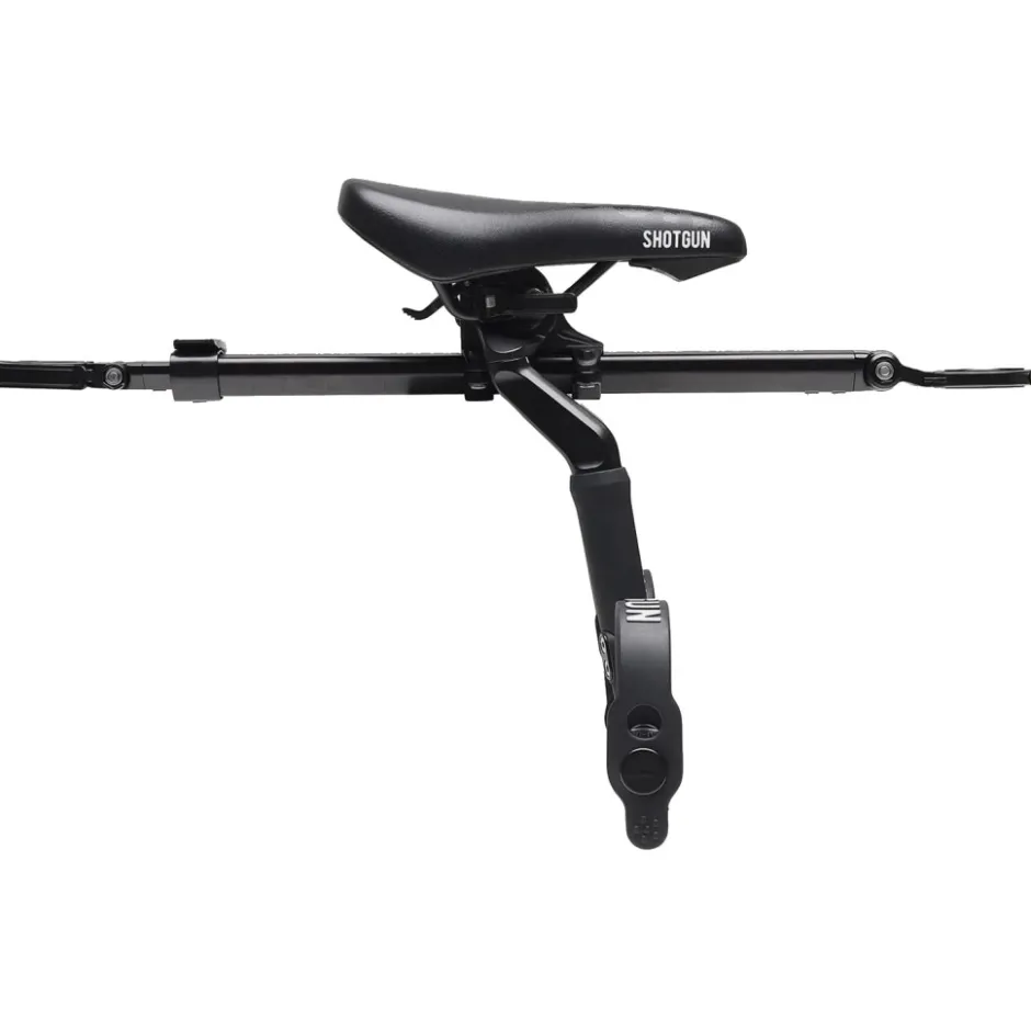 Kinderzitjes < Kids Ride Shotgun Front Mounted Pro EVO MTB Fiets-Kinderzitje Combiset - zwart