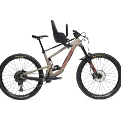 Kinderzitjes < Kids Ride Shotgun Front Mounted Pro EVO MTB Fiets-Kinderzitje Combiset - zwart