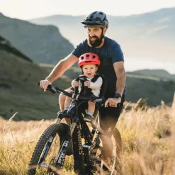 Kinderzitjes < Kids Ride Shotgun Front Mounted Pro EVO MTB Fiets-Kinderzitje Combiset - zwart