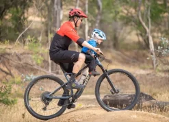Kids Ride Shotgun MTB Fietsstoeltje voor Kinderen Vooraan - zwart