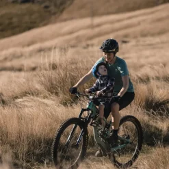 Kids Ride Shotgun 2.0 MTB Kinderzitje en Opzetstuur Combi - zwart