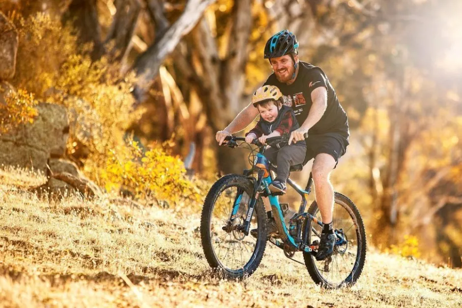 Kinderzitjes < Kids Ride Shotgun MTB voorste Kinderzitje & Stuurbevestigingsset - zwart