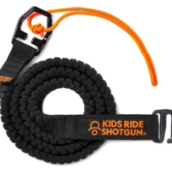 Kids Ride Shotgun Quick Fit MTB Sleeptouw - zwart