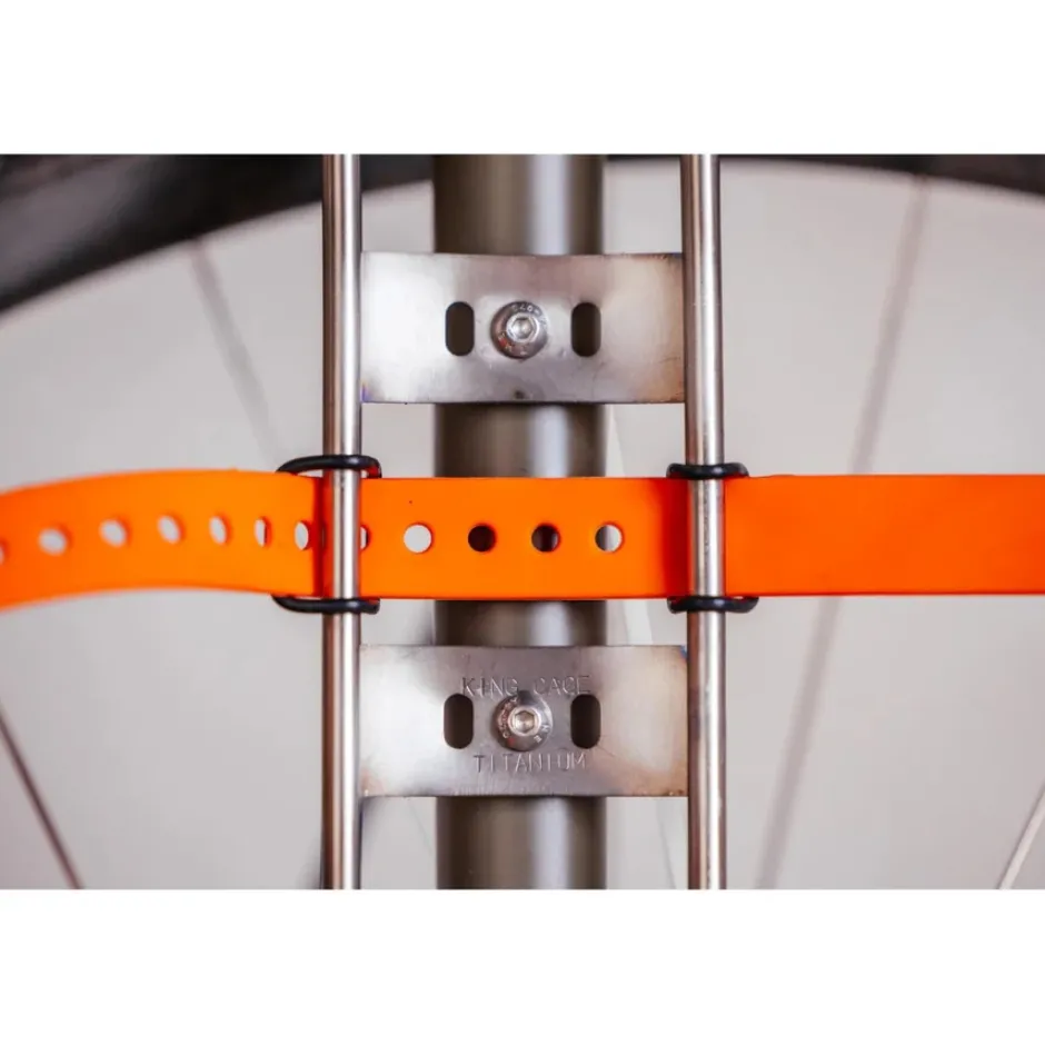 Bagagedragers < King Cage Longer Thing Bagagehouder + Houderband - Titanium