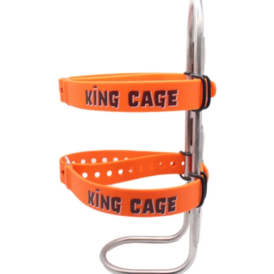 Bagagedragers < King Cage Manything Cage Hollow Tube Bagagehouder + Houderband - Titanium