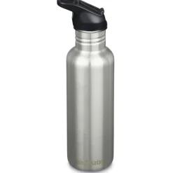 Outdoor Flessen & Thermosflessen < Klean Kanteen Classic Flip Sport Cap Drinkfles - 800ml - brushed stainless