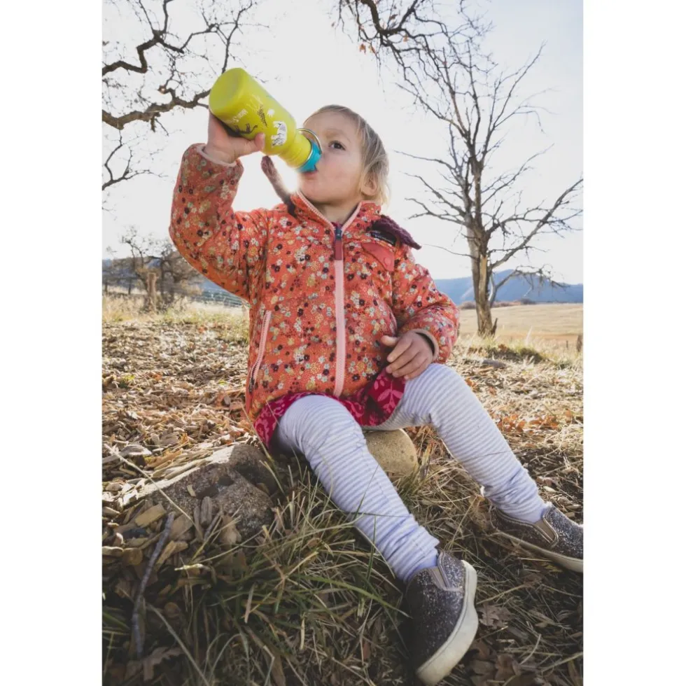 Klean Kanteen Kid Classic Waterfles + Sippy Dop - 355ml - mushrooms