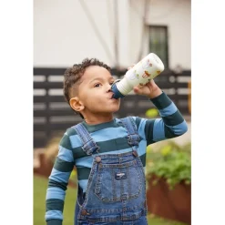 Klean Kanteen Kid Classic Waterfles + Sippy Dop - 355ml - cars