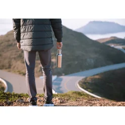 Outdoor Flessen & Thermosflessen < Klean Kanteen Reflect Drinkfles met Bamboo Cap 800ml - brushed stainless