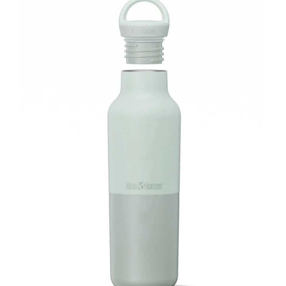 Outdoor Flessen & Thermosflessen|Bidons < Klean Kanteen RISE Classic VI Isolatiefles 592 ml met Arch Loop Cap - barely blue