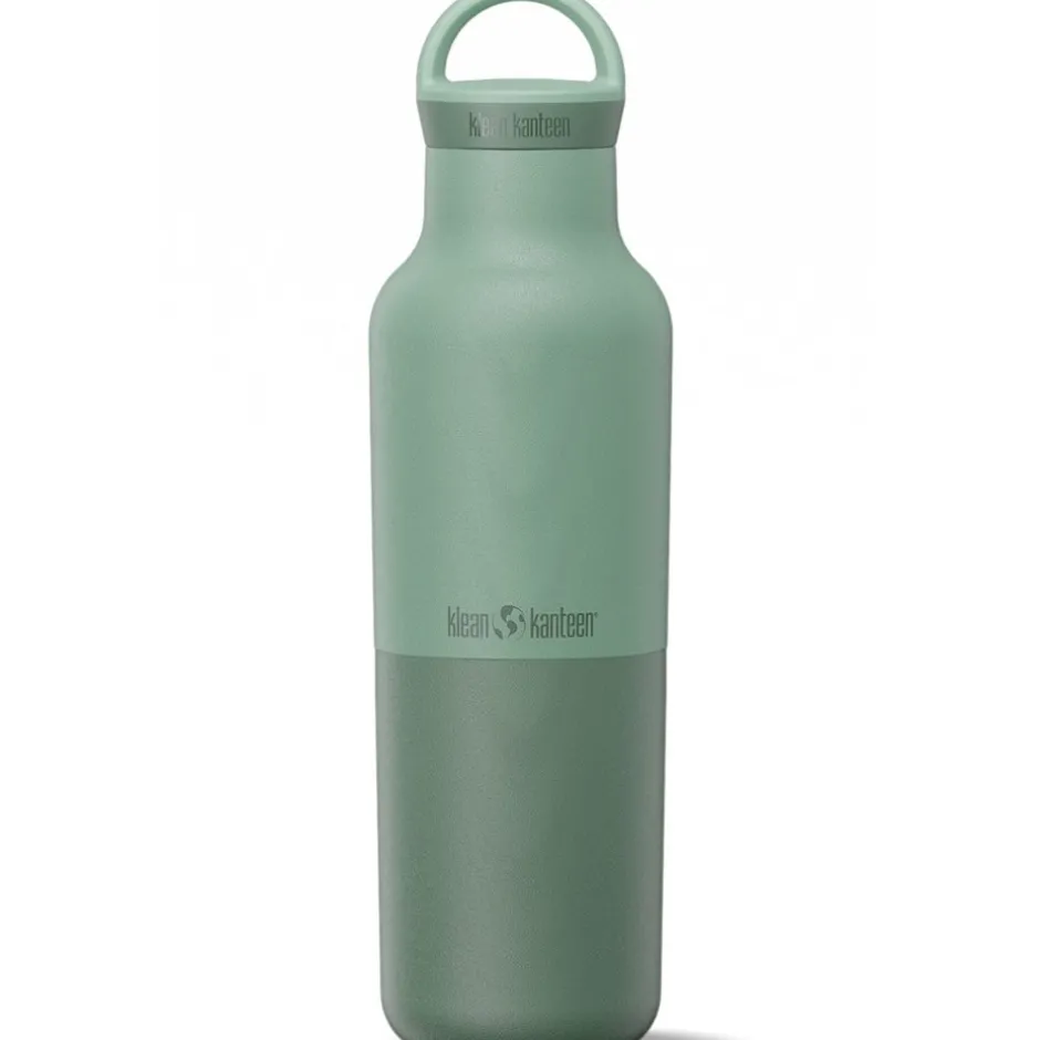 Bidons < Klean Kanteen RISE Classic VI Isolatiefles 592 ml met Arch Loop Cap - iceberg