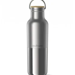 Bidons|Outdoor Flessen & Thermosflessen < Klean Kanteen RISE Reflect VI Isolatiebeker 592 ml met bamboe-lusdop - brushed stainless