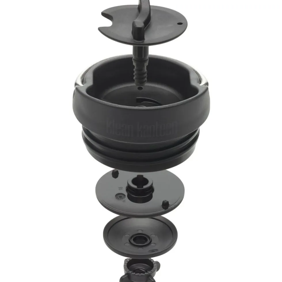 Klean Kanteen TKWide Isoleerfles met Cafédop - 355ml - real teal