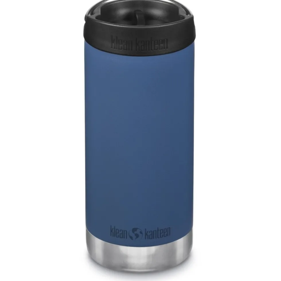 Klean Kanteen TKWide Isoleerfles met Cafédop - 355ml - real teal
