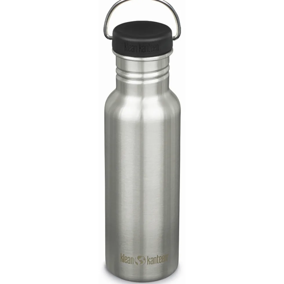 Klean Kanteen Classic Drinkfles met Loop Cap 800ml - brushed stainless