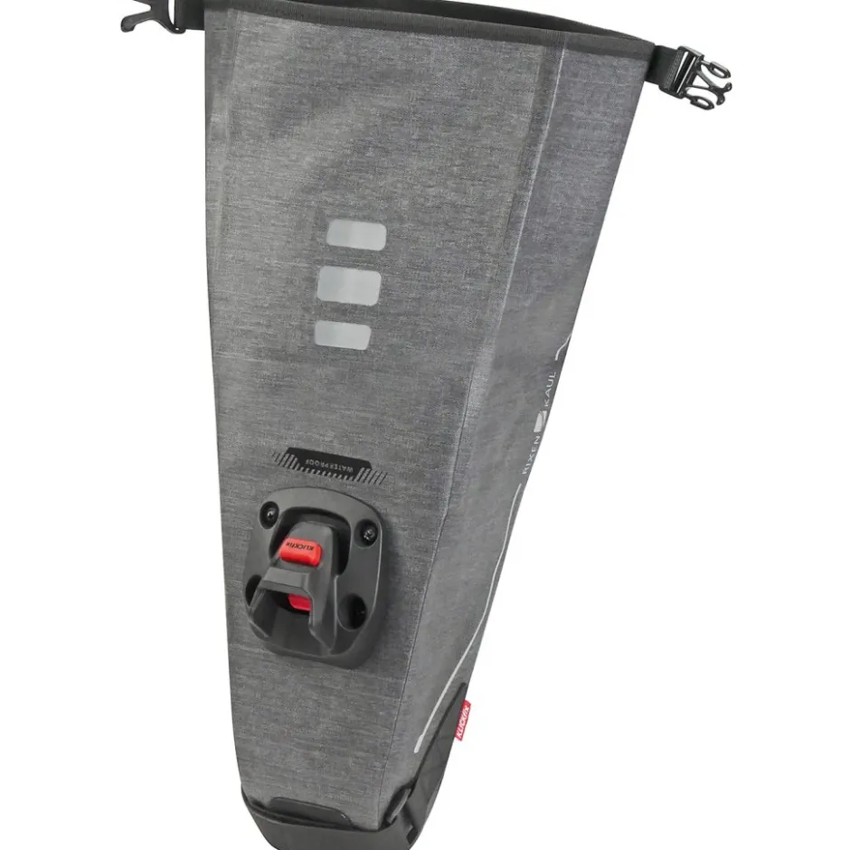 Zadeltassen < KLICKfix Bikepack X Compact Waterproof 0219WSA Zadeltas - 6.5L - grijs
