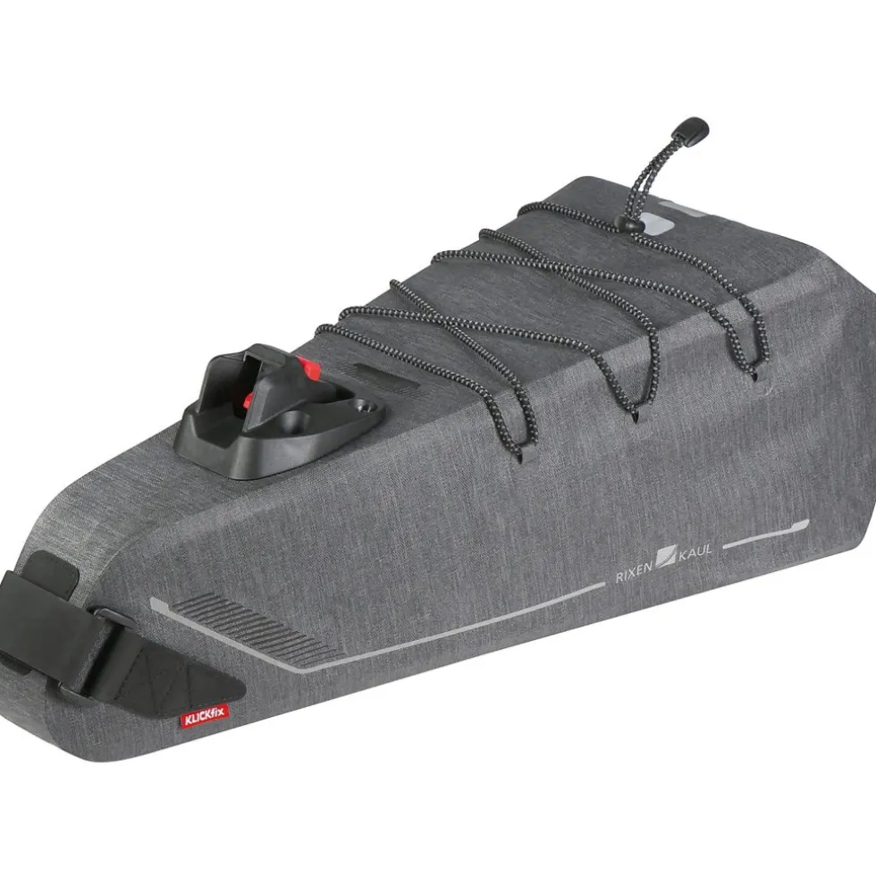 KLICKfix Bikepack X Waterproof 0218WSA Zadeltas - 10L - grijs