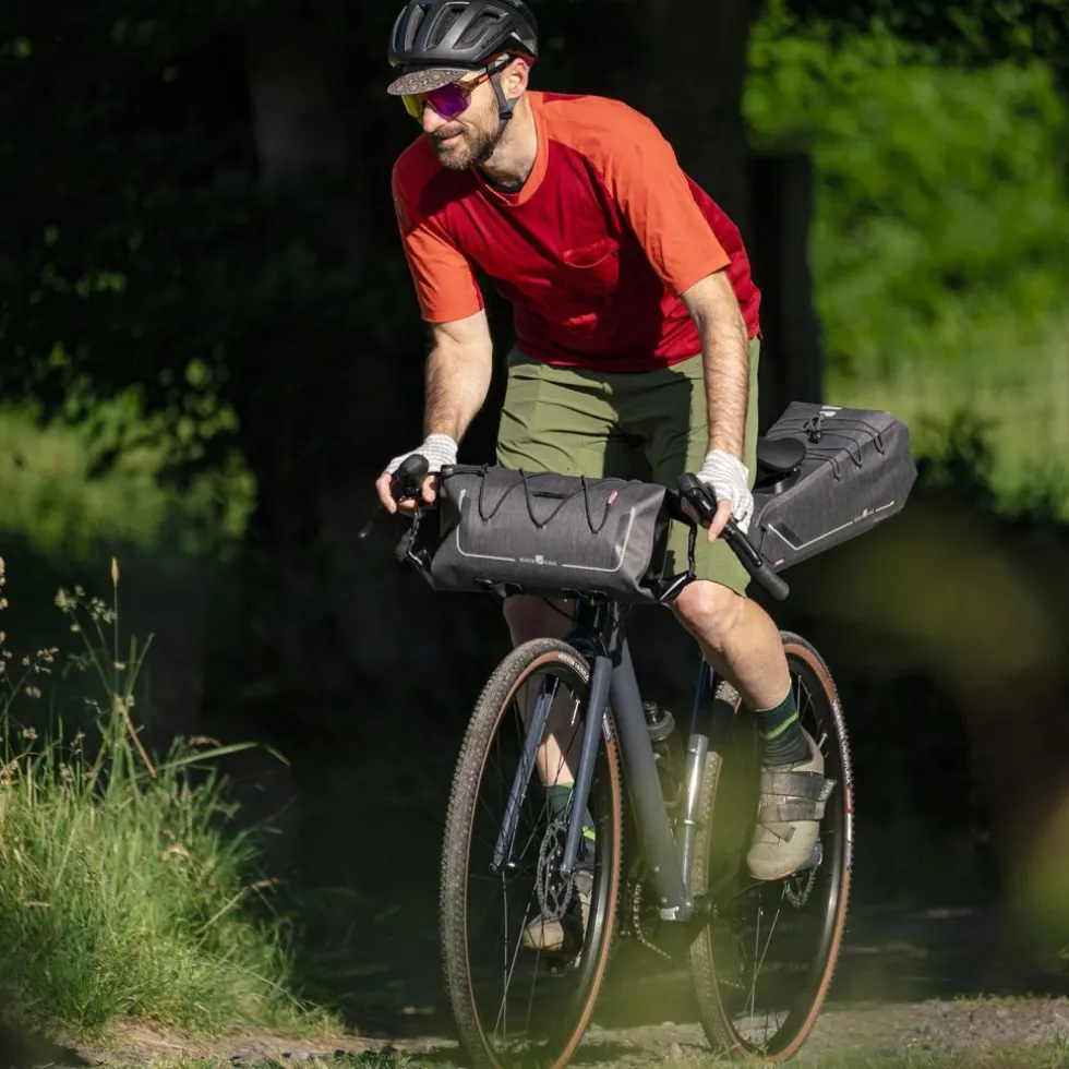 KLICKfix Bikepack X Waterproof 0218WSA Zadeltas - 10L - grijs