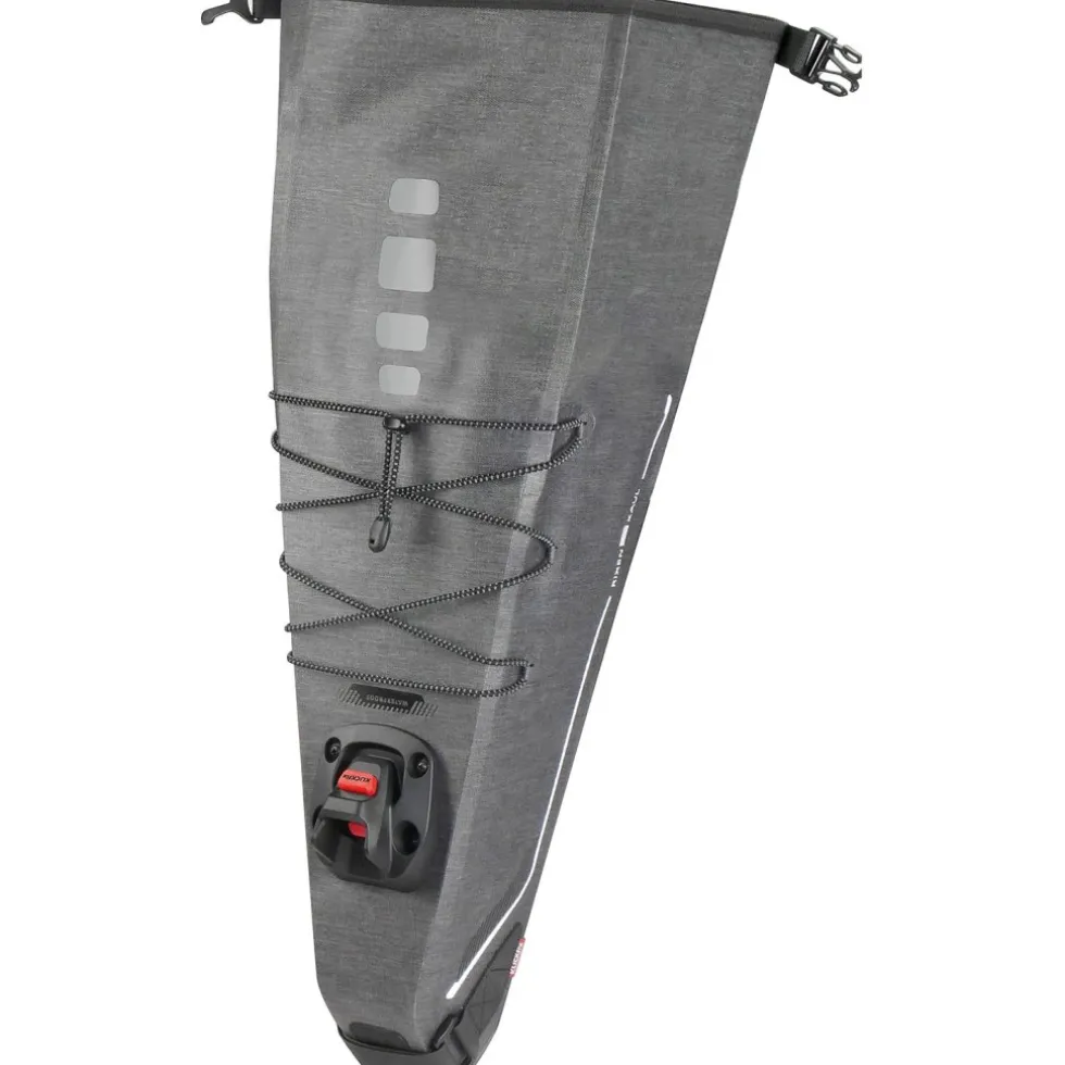 KLICKfix Bikepack X Waterproof 0218WSA Zadeltas - 10L - grijs