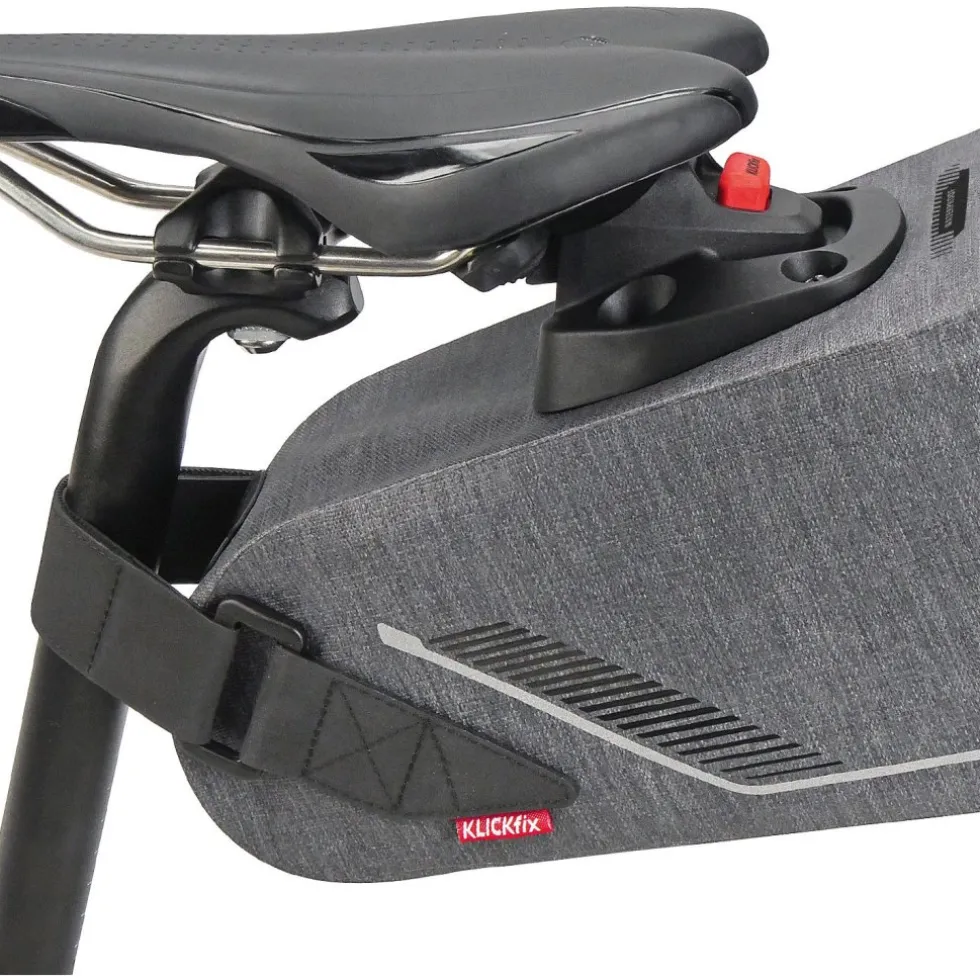 KLICKfix Bikepack X Waterproof 0218WSA Zadeltas - 10L - grijs