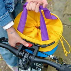 KLICKfix Lori 0301 Fietsmand Kinderen - 4L - paars