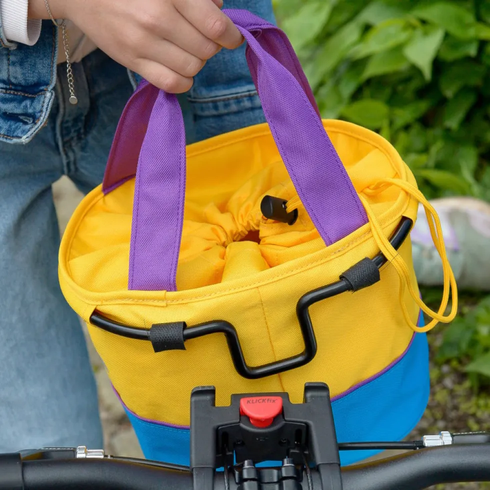 KLICKfix Lori 0301 Fietsmand Kinderen - 4L - paars