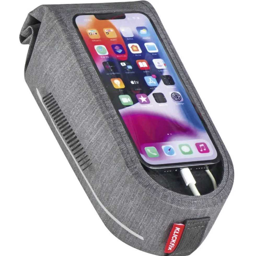 KLICKfix Phone Waterproof 0292PW Bovenbuis Tas - 1L - grijs