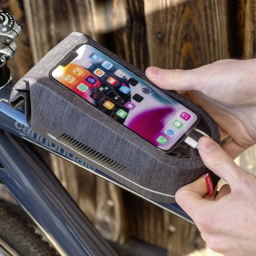 KLICKfix Phone Waterproof 0292PW Bovenbuis Tas - 1L - grijs