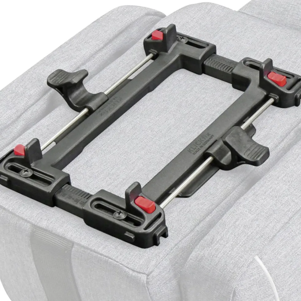 KLICKfix Rackpack 2 Plus Uniklip 2 0267UNB Top-Bagagetas - 16L - zwart