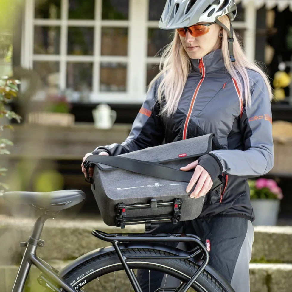 KLICKfix Rackpack Sport Waterproof Uniklip 2 0269UNSW Top-Bagagetas - 12L - grijs