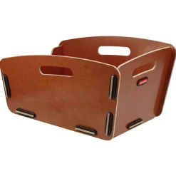 KLICKfix Radkiste 2 KorbKlip 0327NK - Houten Fietsmand - 15L - natura