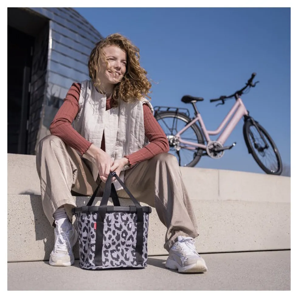 KLICKfix Reisenthel 0303 Fietsmand - 15L - leo nero