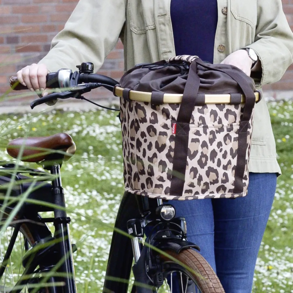 KLICKfix Reisenthel 0303 Fietsmand - 15L - leo macchiato