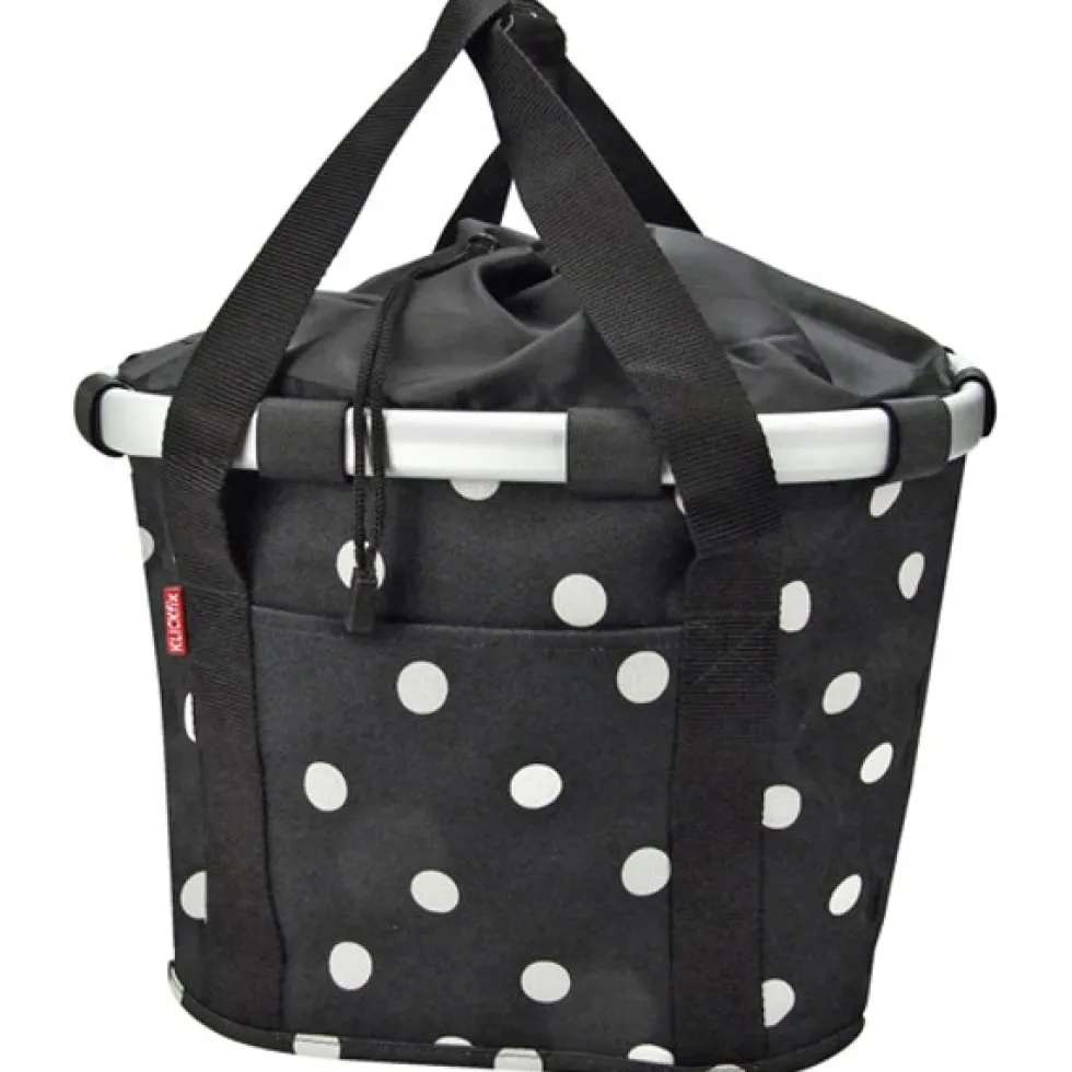 KLICKfix Reisenthel 0303 Fietsmand - 15L - black dots