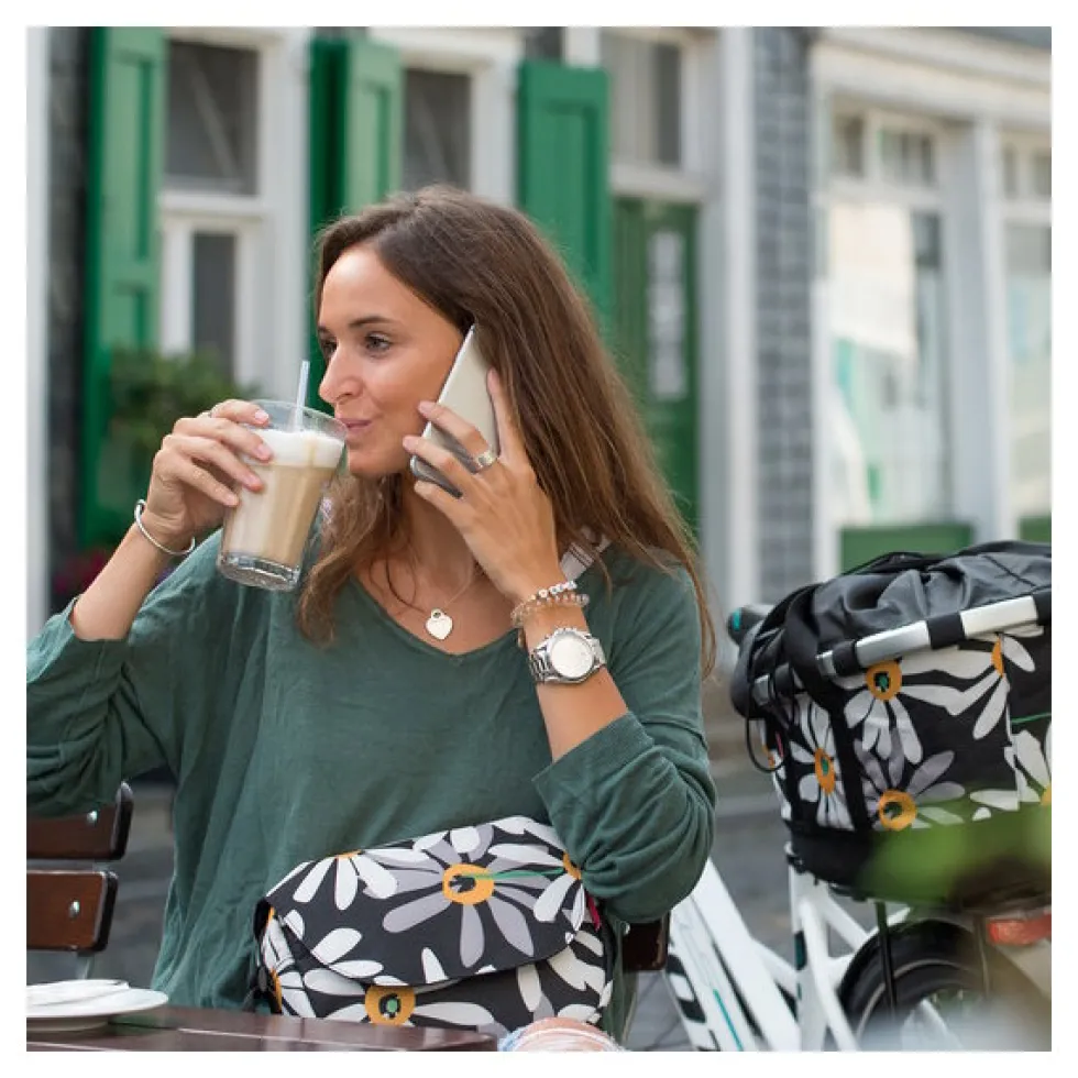 KLICKfix Reisenthel GT Uniklip 2 0304UN Fietsmand - 21L - leo nero