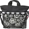 KLICKfix Reisenthel Oval 0308 Zadeltas - 17L - fleur black