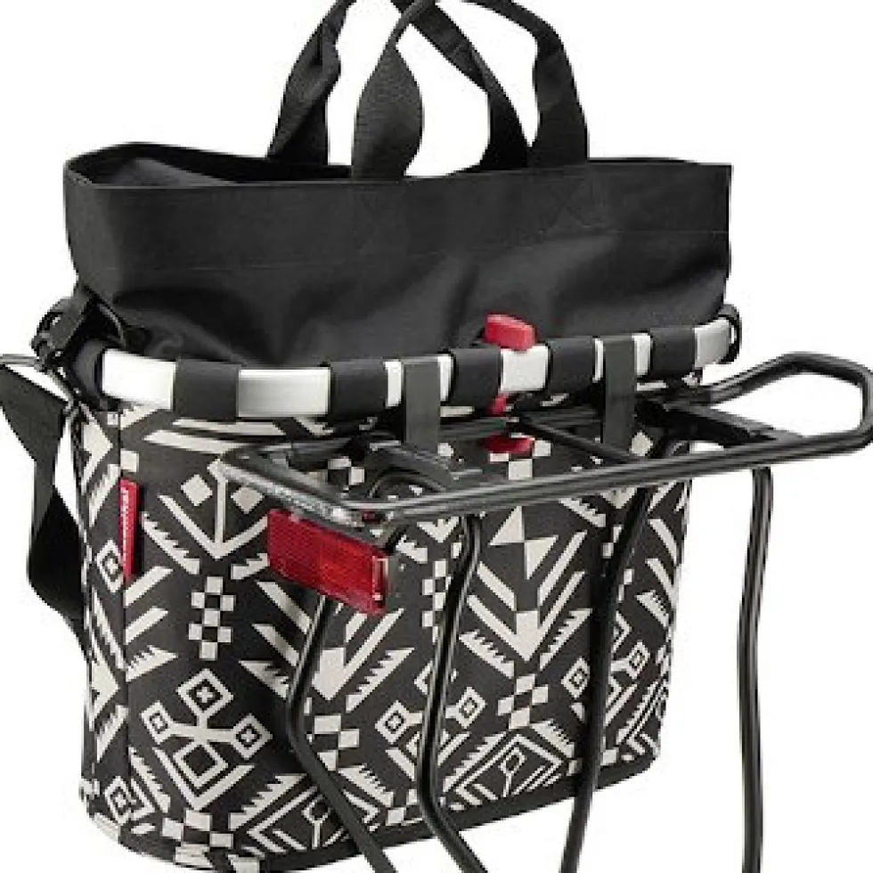 KLICKfix Reisenthel Oval 0308 Zadeltas - 17L - fleur black