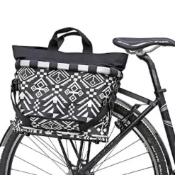 KLICKfix Reisenthel Oval 0308 Zadeltas - 17L - fleur black