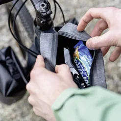 Top Tube Bag|Frametassen < KLICKfix Sport Waterproof 0288W Bovenbuis Tas - 1L - grijs