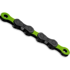 KMC DLC 12 Chain - 12-speed - black/green
