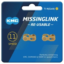 KMC MissingLink 11R Ti-N Kettingschakel 11-Voudig - herbruikbaar - 2 St.