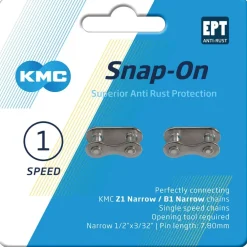 KMC Snap-On Narrow EPT Kettingschakel - Singlespeed - 2 St.