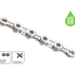KMC XEL Ketting - WAXED | Nickel Plated | 11-voudig - zilver